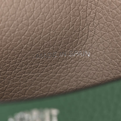 Moynat Taurillon Blush Envelope Passport Holder Emerald Tourterelle 7 of 9