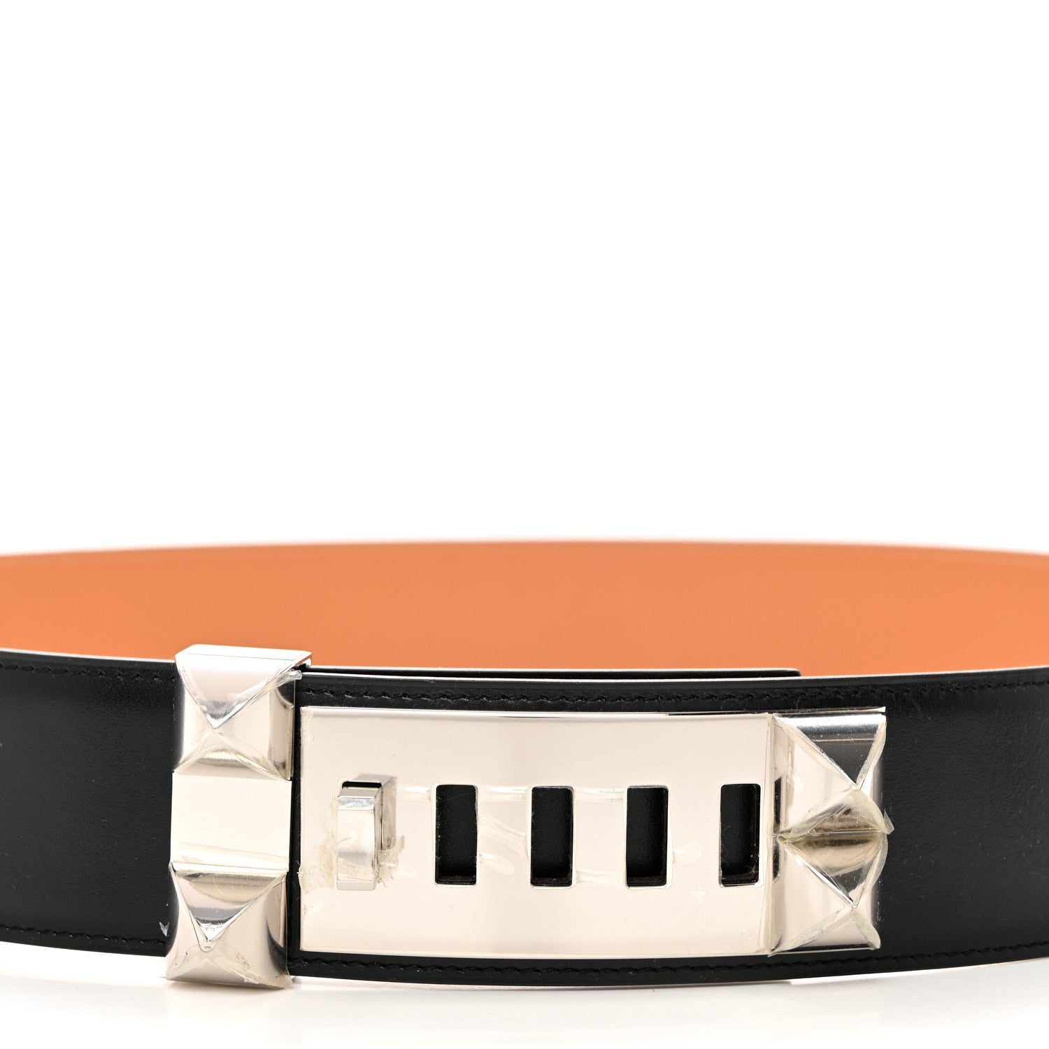 Hermes Box Collier De Chien CDC Belt 90 36 Black 3 of 8