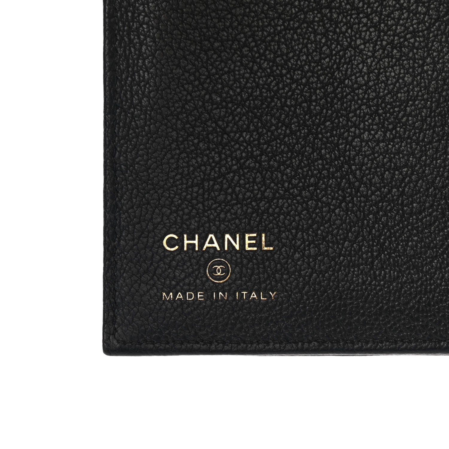 Chanel Goatskin Passport Holder Black 6 of 9