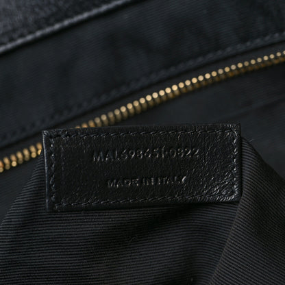 Saint Laurent Lambskin Quilted Maxi Icare Shopping Tote Black 8 of 8