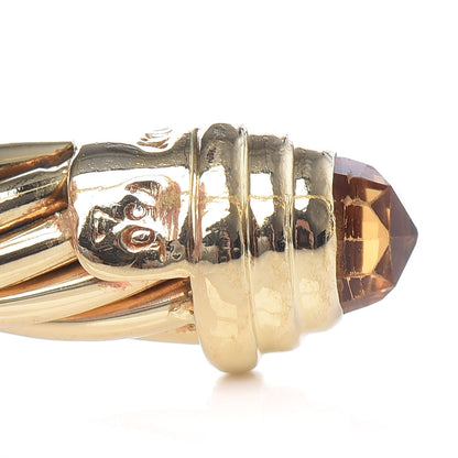 David Yurman 18K Yellow Gold Citrine 5mm Cable Classics Bracelet 5 of 5