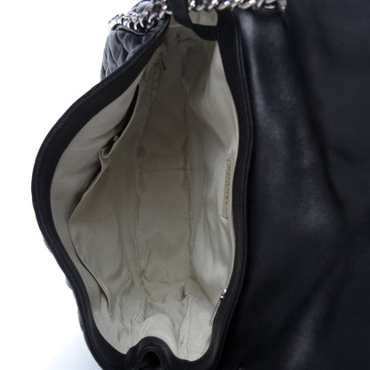 Chanel Washed Lambskin Quilted Maxi Chain Around Flap Black 5 of 10