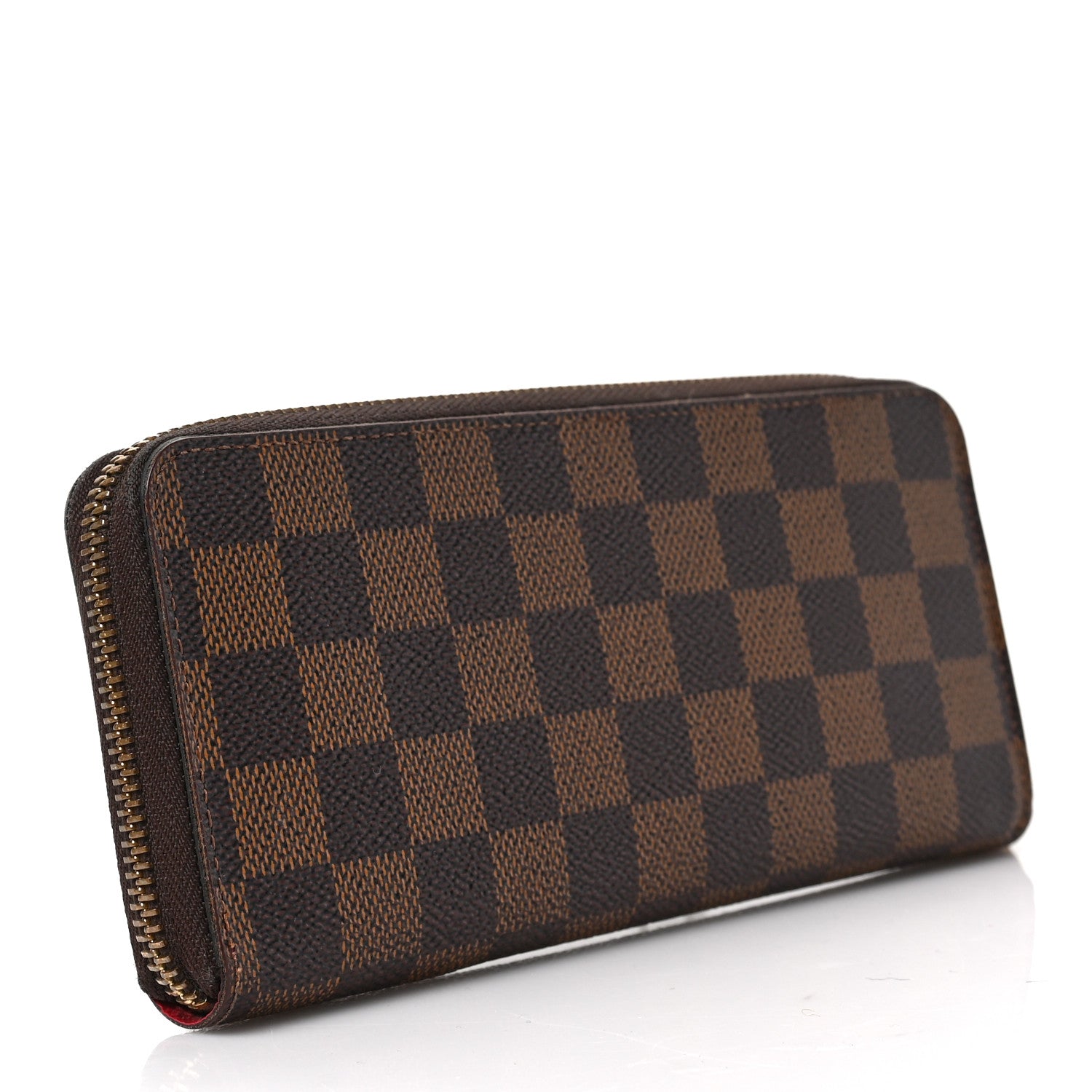 Louis Vuitton Damier Ebene Clemence Wallet Cherry 3 of 6