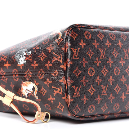 Louis Vuitton Catogram Neverfull MM Marron 9 of 11