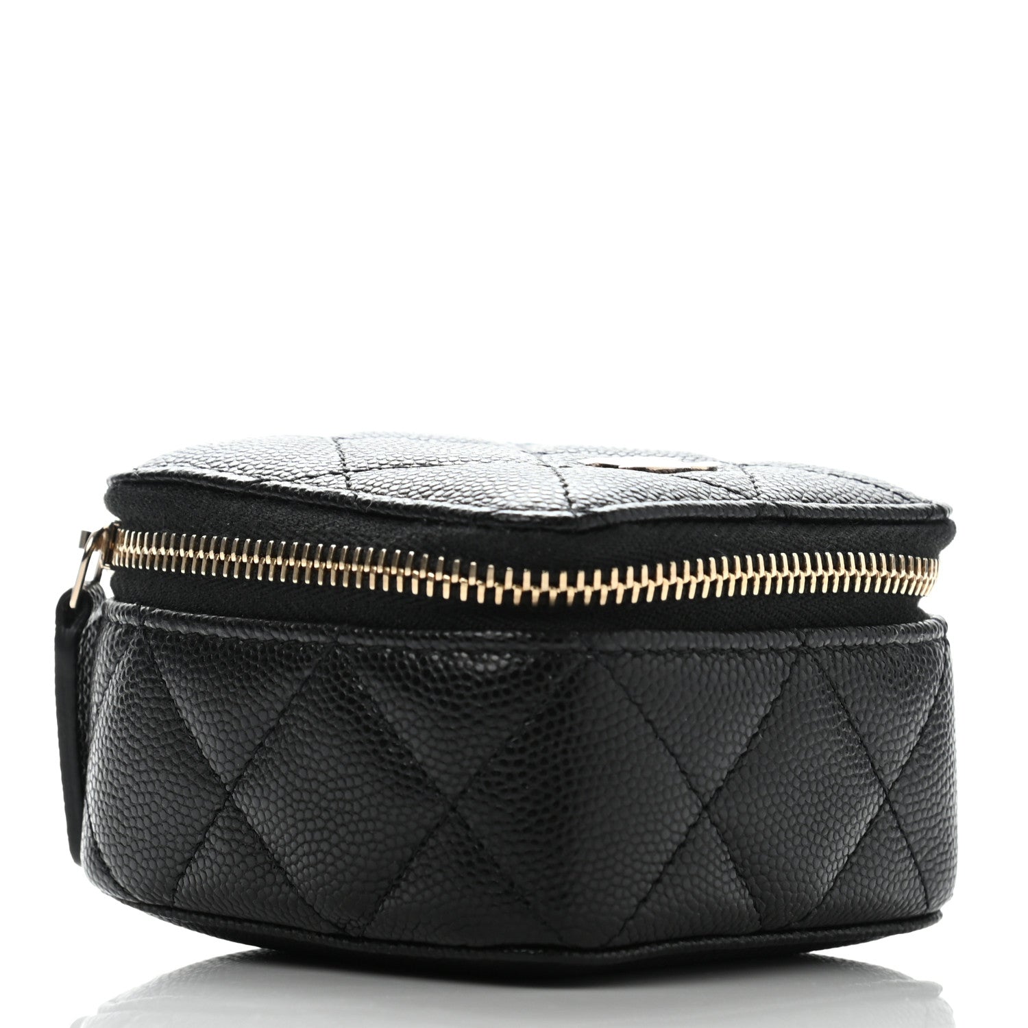 Chanel Caviar Quilted Jewelry Travel Case Black 8 of 14