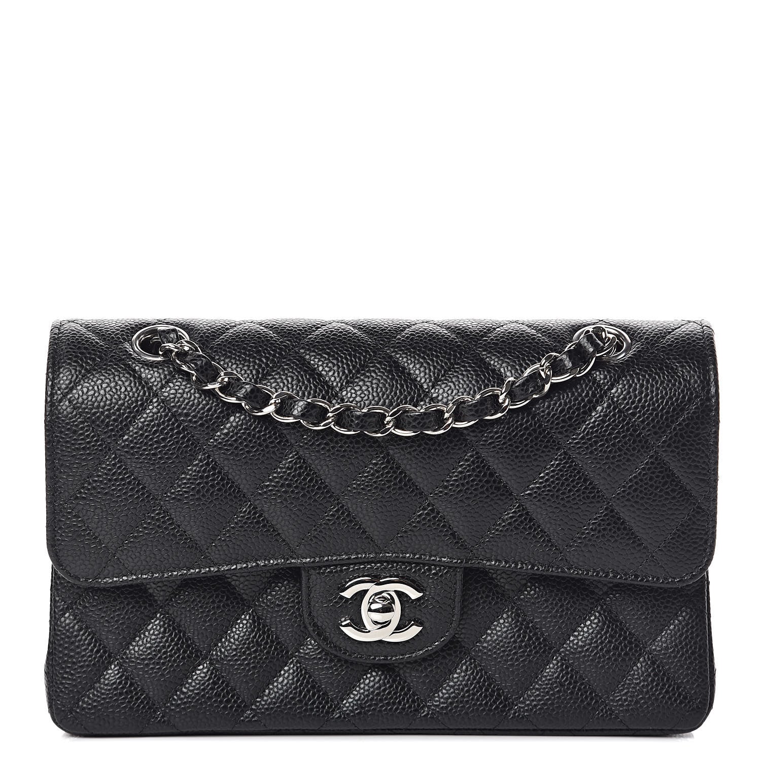 Chanel Caviar Quilted Small Double Flap Black 1 of 10