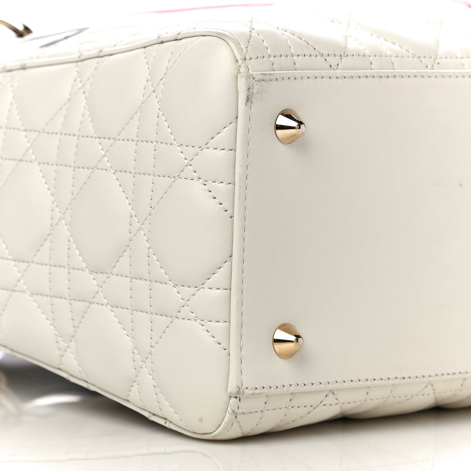 Christian Dior Lambskin Cannage DiorAmour Chinese Valentines Medium Lady Dior Multicolor 4 of 11