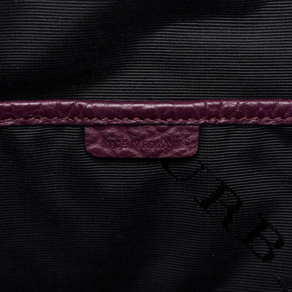Burberry Heritage Grain Medium Orchard Bowling Bag Damson Magenta 9 of 13