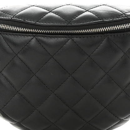 Chanel Lambskin Quilted Waist Belt Bag Black 8 of 10