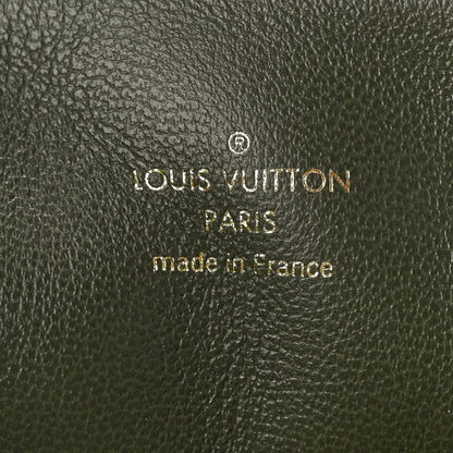 Louis Vuitton Lambskin Embossed Monogram Coussin MM Khaki 6 of 9