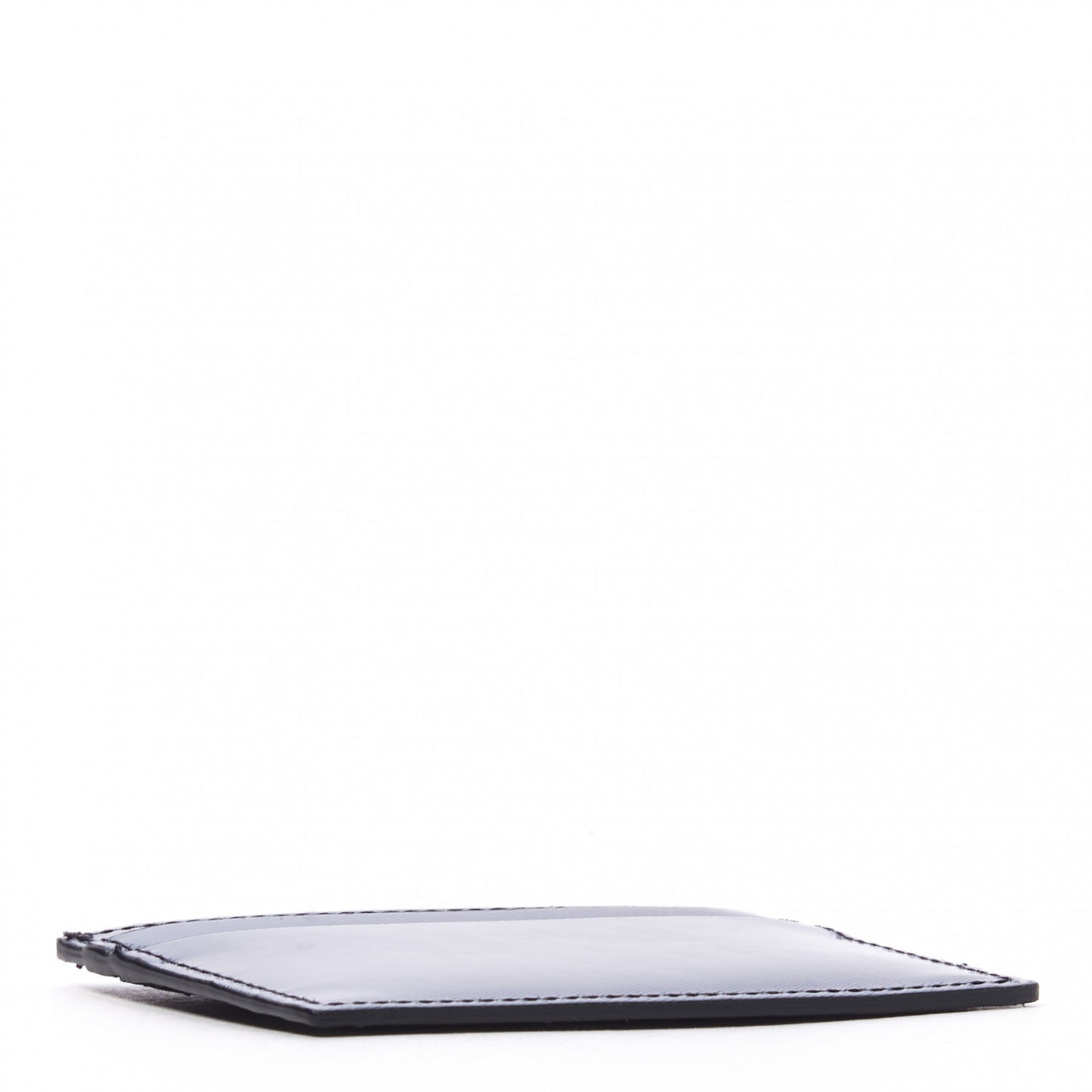 Coated Canvas Print Card Case Black
