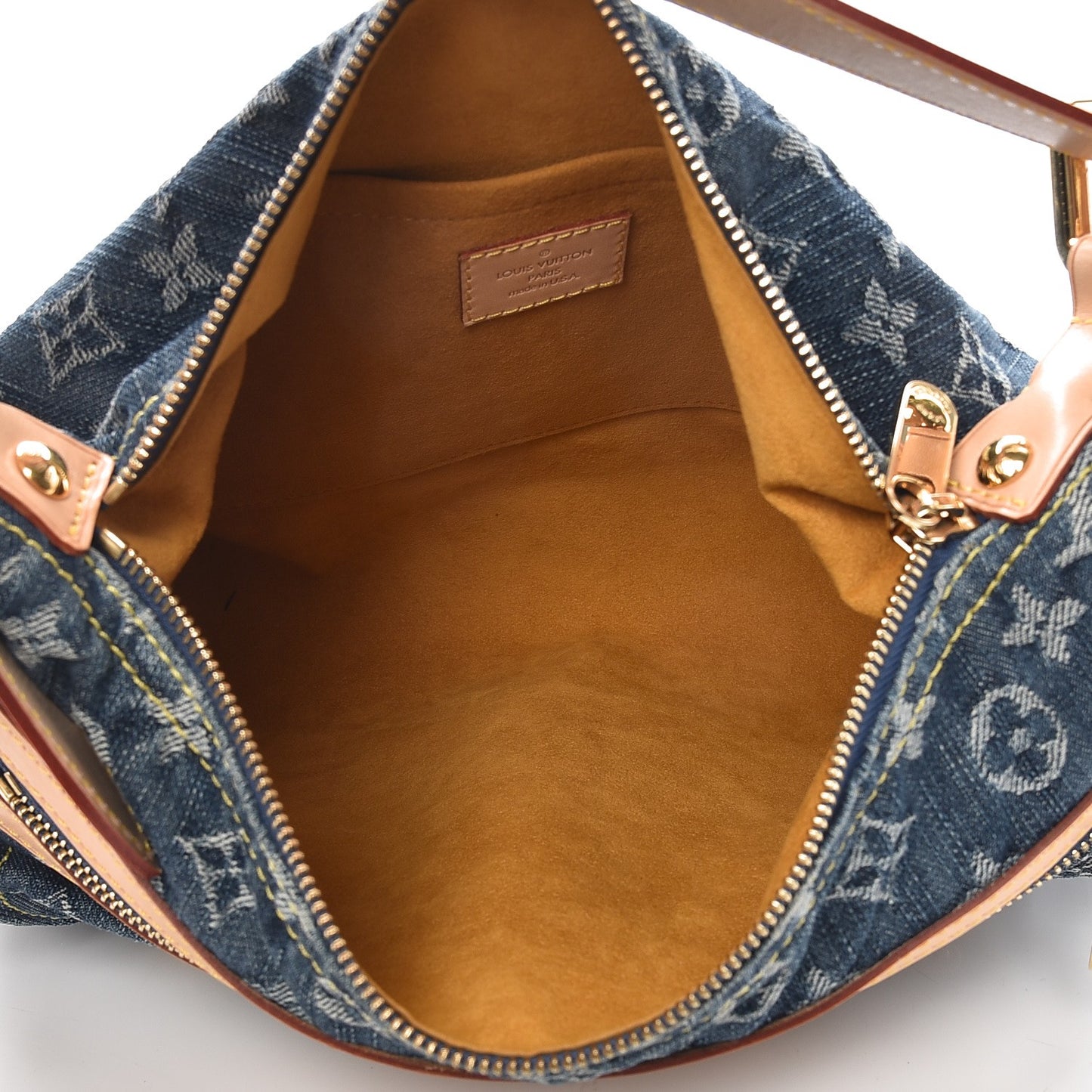 Monogram Denim Baggy PM Blue