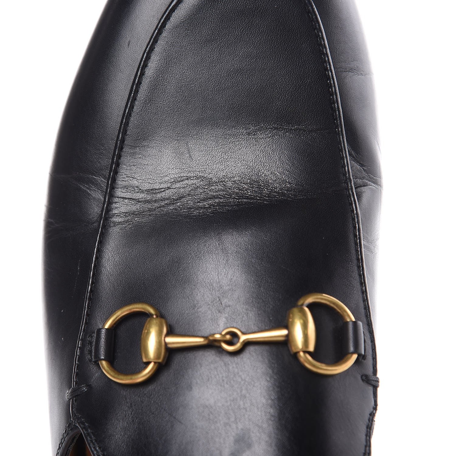 Gucci Calfskin Womens Princetown Slippers 36.5 Black 11 of 13