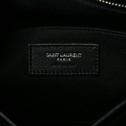 Saint Laurent Grained Calfskin Sac De Jour Souple North South Tote Black 6 of 8