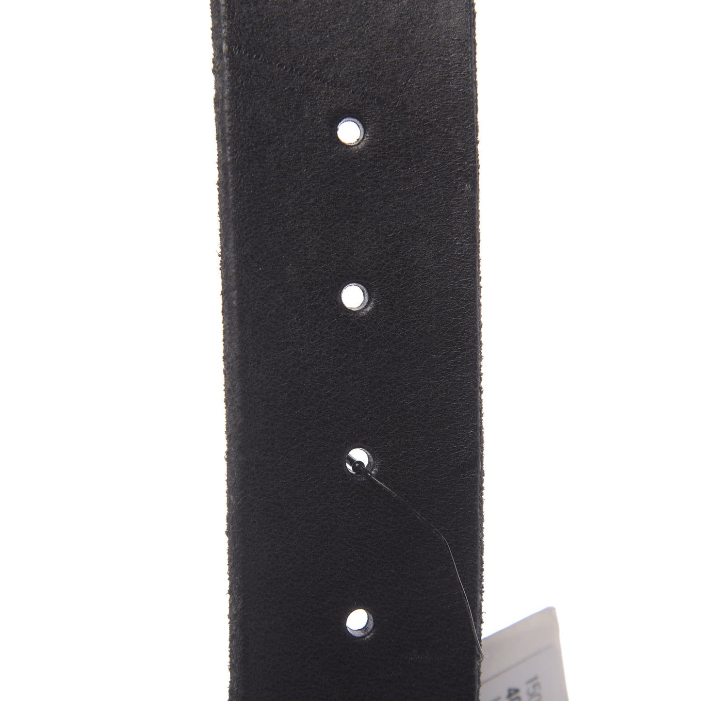 Calfskin Brass Feline Buckle Belt 80 32 Black