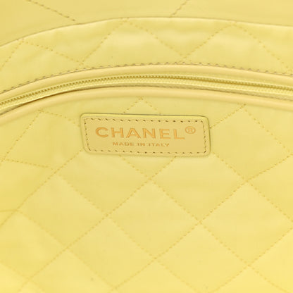 Chanel Shiny Calfskin Quilted Small Chanel 22 Light Yellow 7 of 11