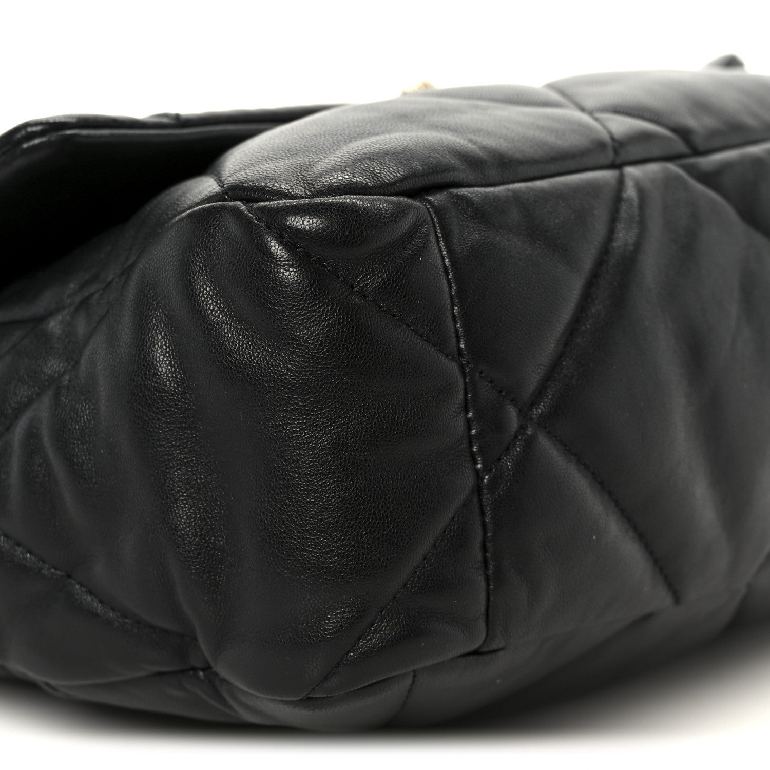Chanel Lambskin Quilted Large Chanel 19 Flap Black 9 of 11