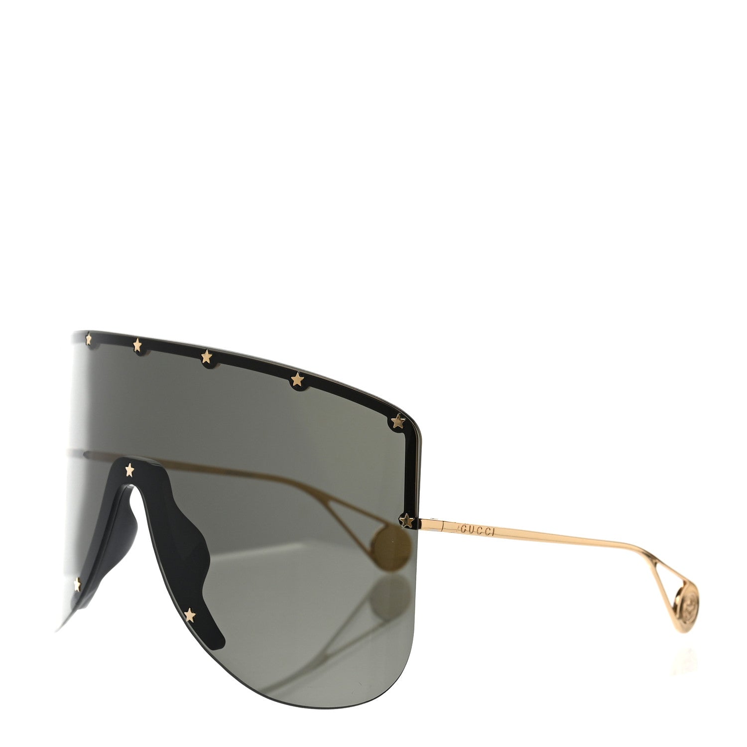 Gucci Acetate Oversized Aviator Star Sunglasses GG0541S Black 1 of 8