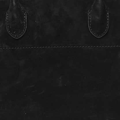 The Row Suede Soft Margaux 10 Bag Black 7 of 11