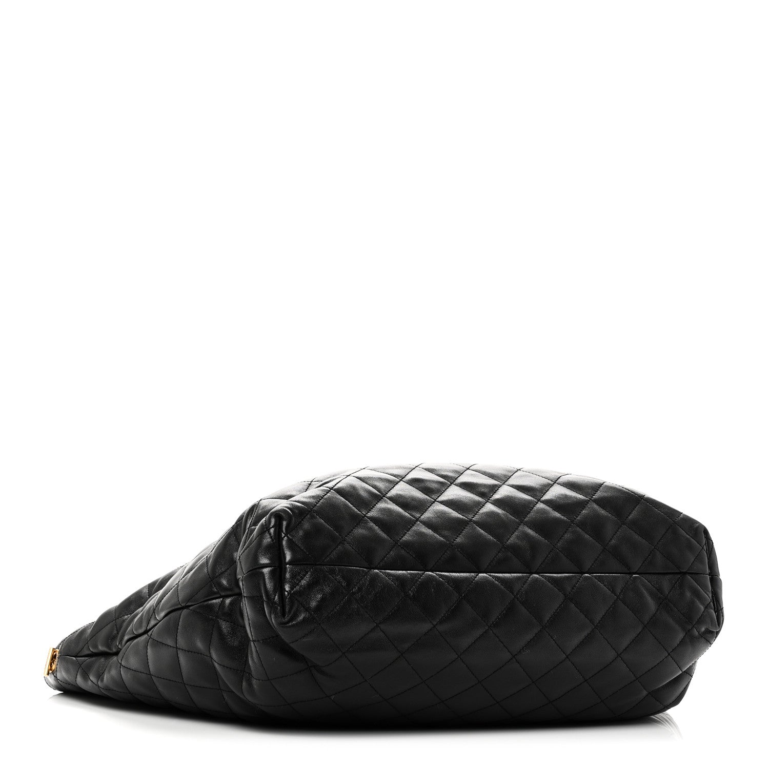 Saint Laurent Lambskin Quilted Maxi Icare Shopping Tote Black 5 of 11