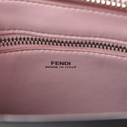 Fendi Shiny Nappa Trapuntata Small DotCom Click Chain Satchel Peonia 7 of 9