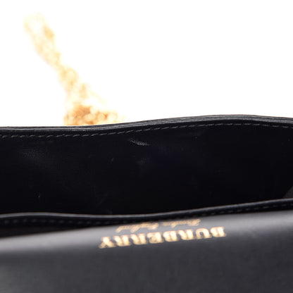 Burberry Soft Grain Calfskin Mini Buckle Phone Bag Black 9 of 10