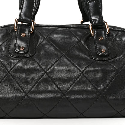 Chanel Lambskin Cloudy Bundle Bowler Black 7 of 9