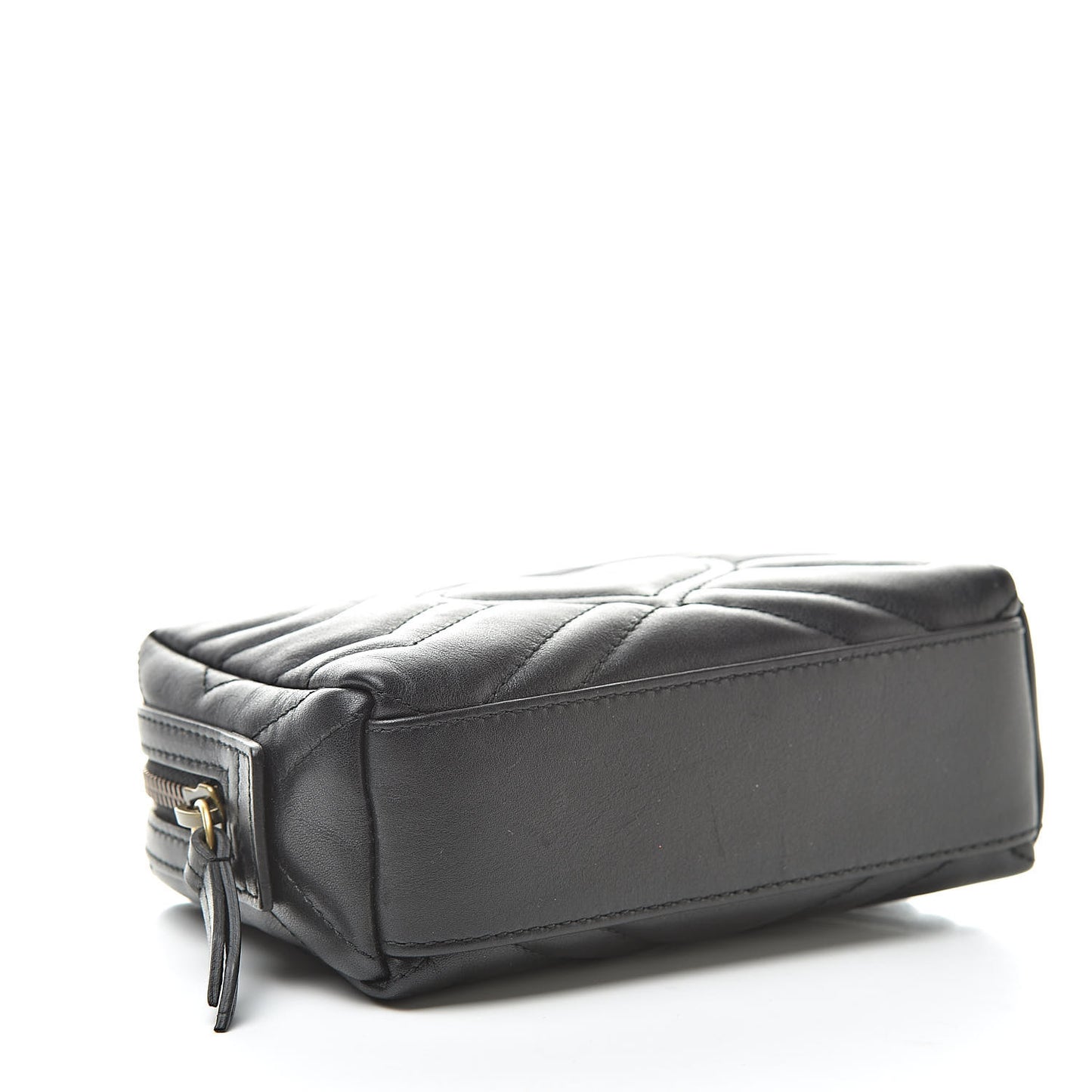 Calfskin Matelasse GG Marmont Cosmetic Case Black