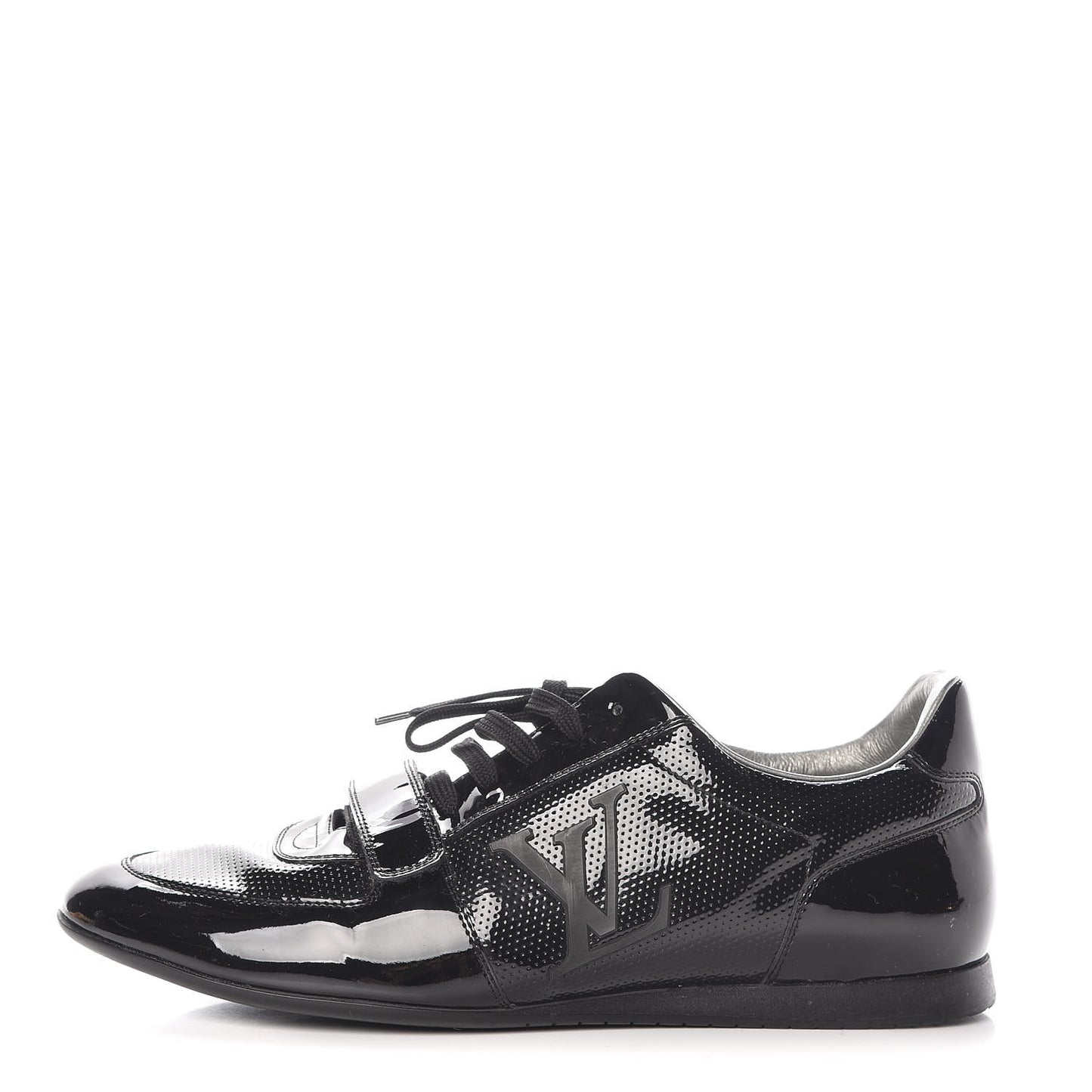 Patent Calfskin Sneakers 9 Black