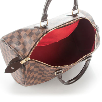 Louis Vuitton Damier Ebene Speedy 35 5 of 10