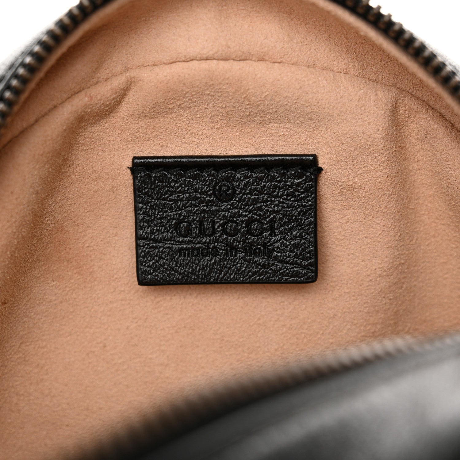 Gucci Azalea Calfskin Matelasse Heart Mini GG Marmont Round Shoulder Bag Black 6 of 12