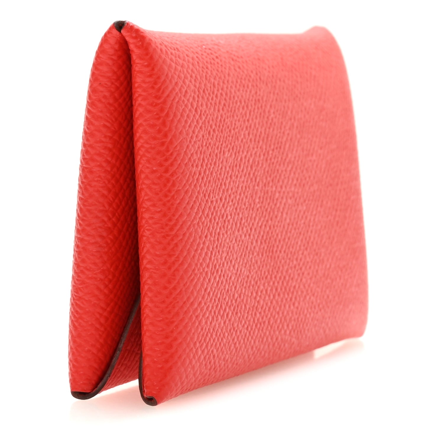 Epsom Calvi Card Case Rouge De Coeur