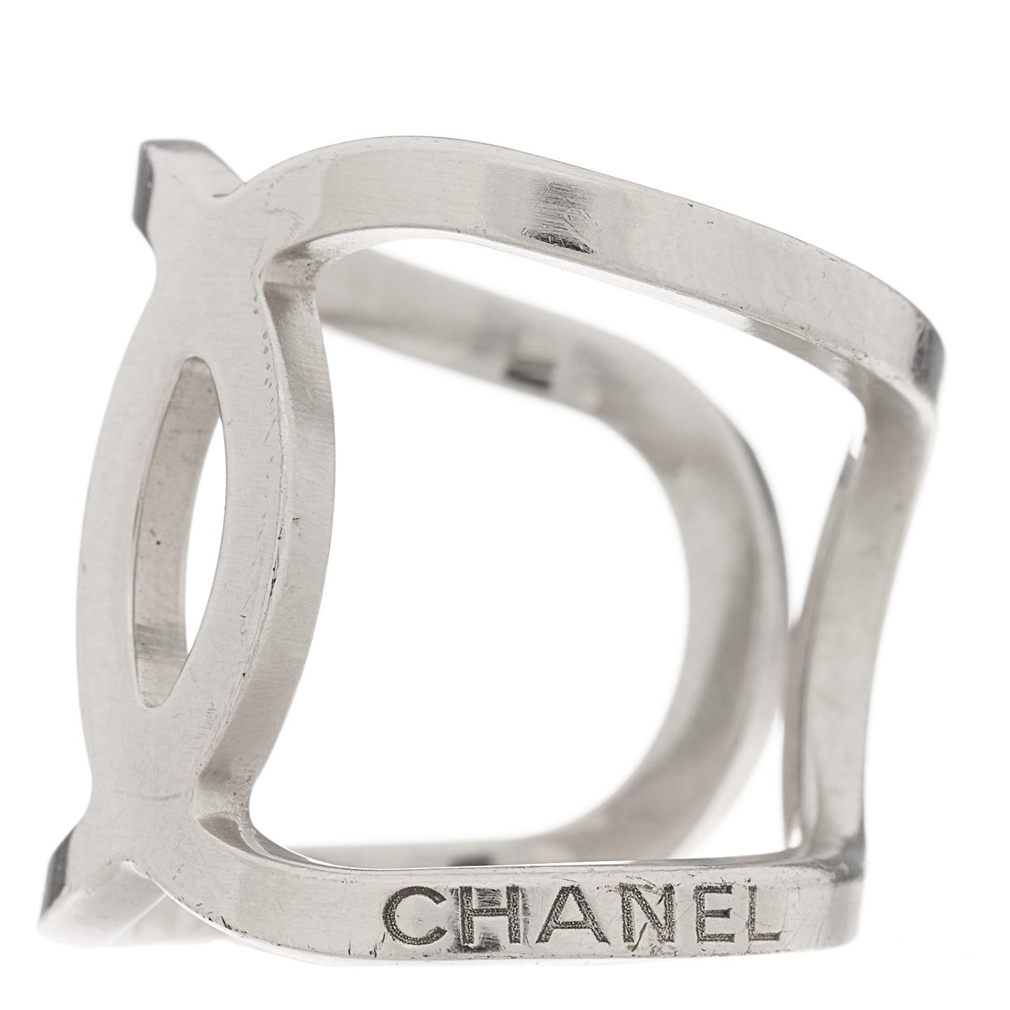 Metal CC Ring 53 6.5 Silver