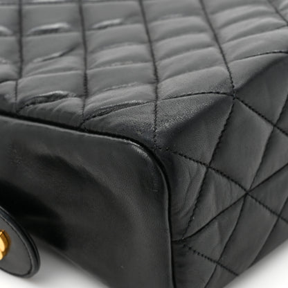 Chanel Lambskin Quilted Large Camera Case Black 13 of 16