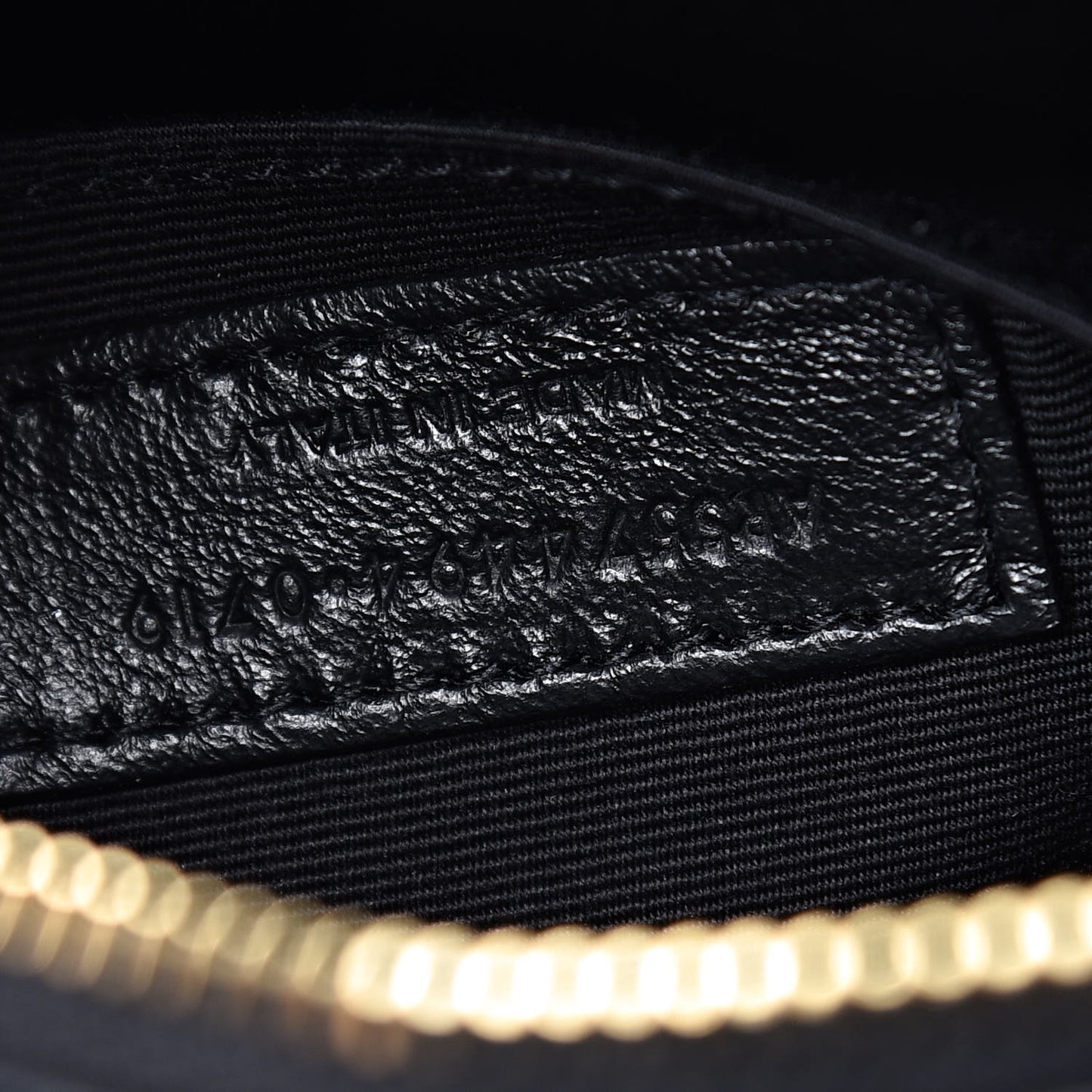 Calfskin Matelasse Monogram Lou Camera Bag Black