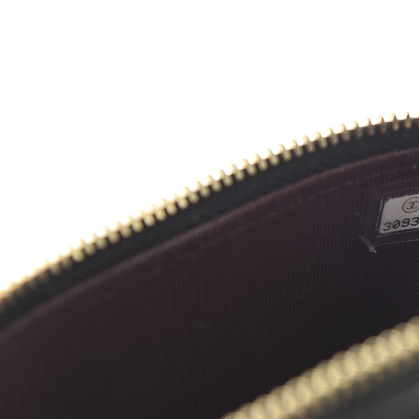 Caviar Quilted Phone Holder With Chain Black