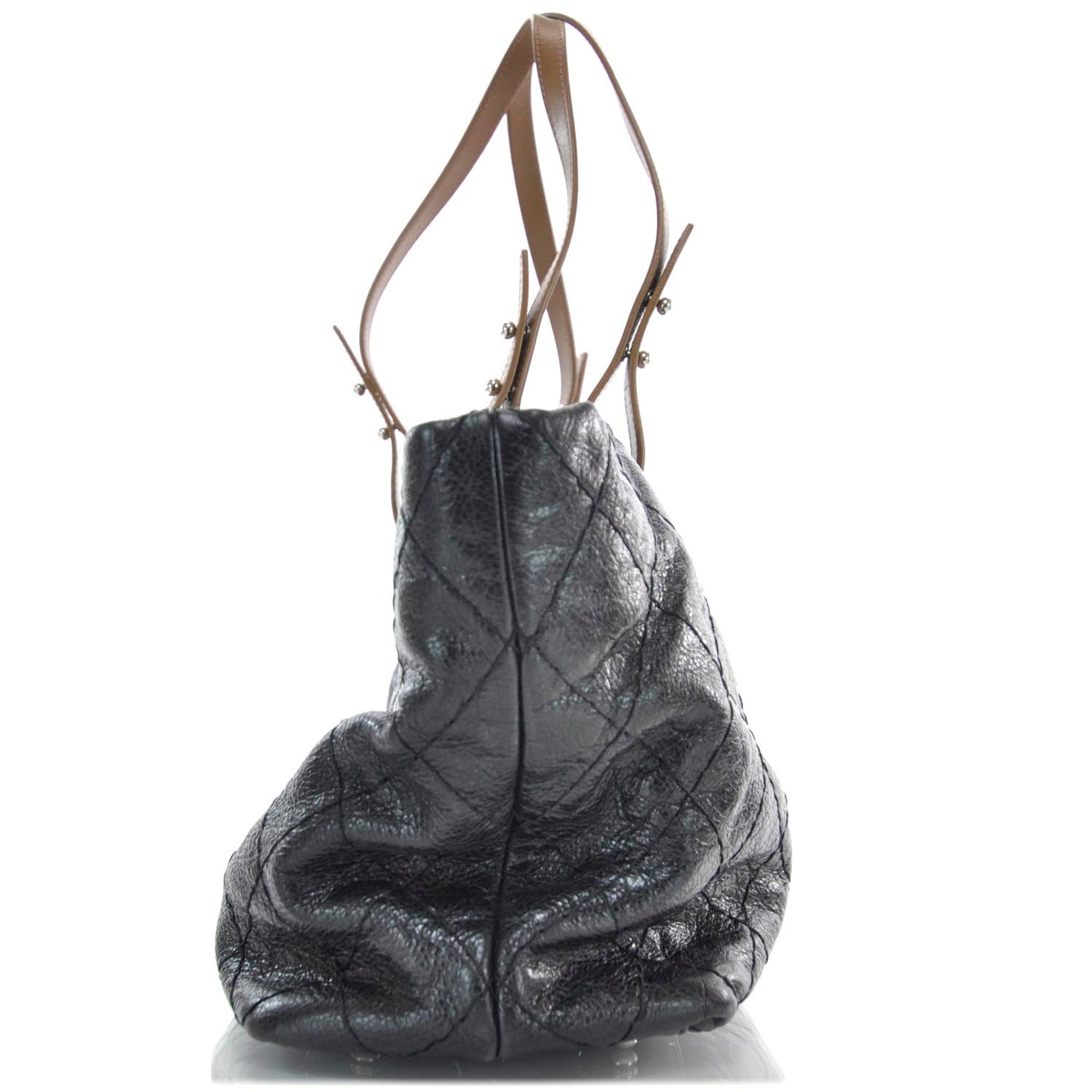 Glazed Calfskin On The Road Tote