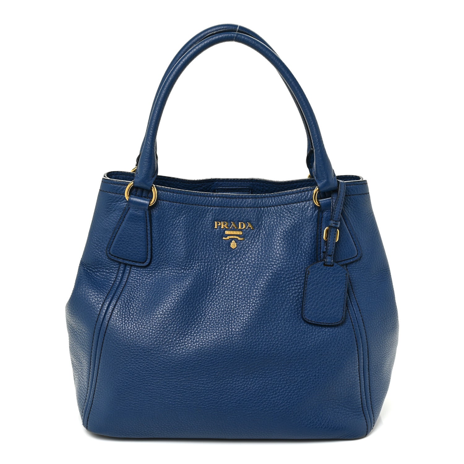 Prada Vitello Daino Tote Cobalto 1 of 15