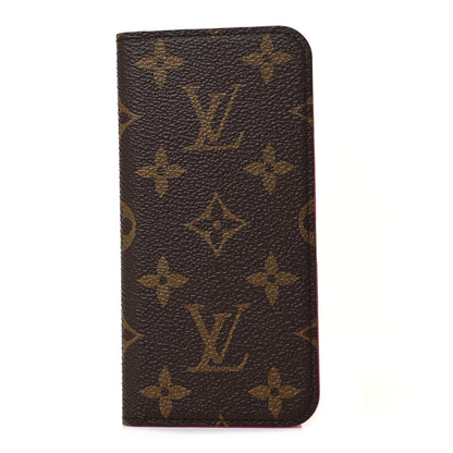 Louis Vuitton Monogram iPhone 7/8 Plus Folio Case Pink 1 of 8