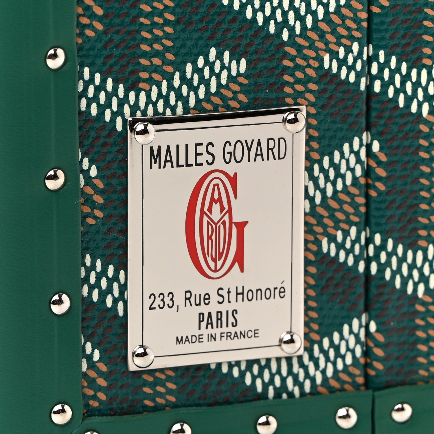 Goyard Goyardine Grand Hotel Trunk Bag Green 6 of 12