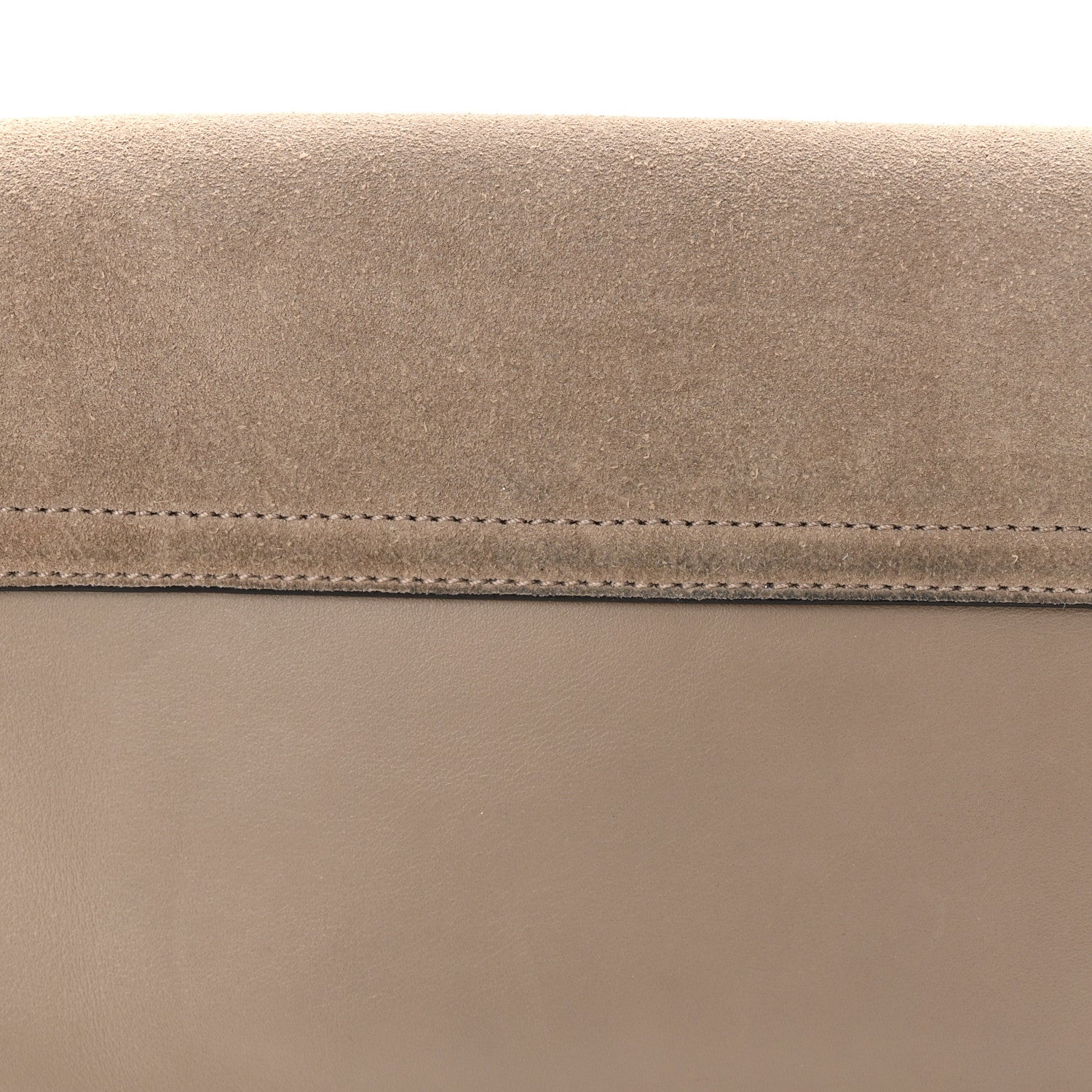 Chloe Suede Calfskin Small Faye Shoulder Bag Motty Grey 11 of 12