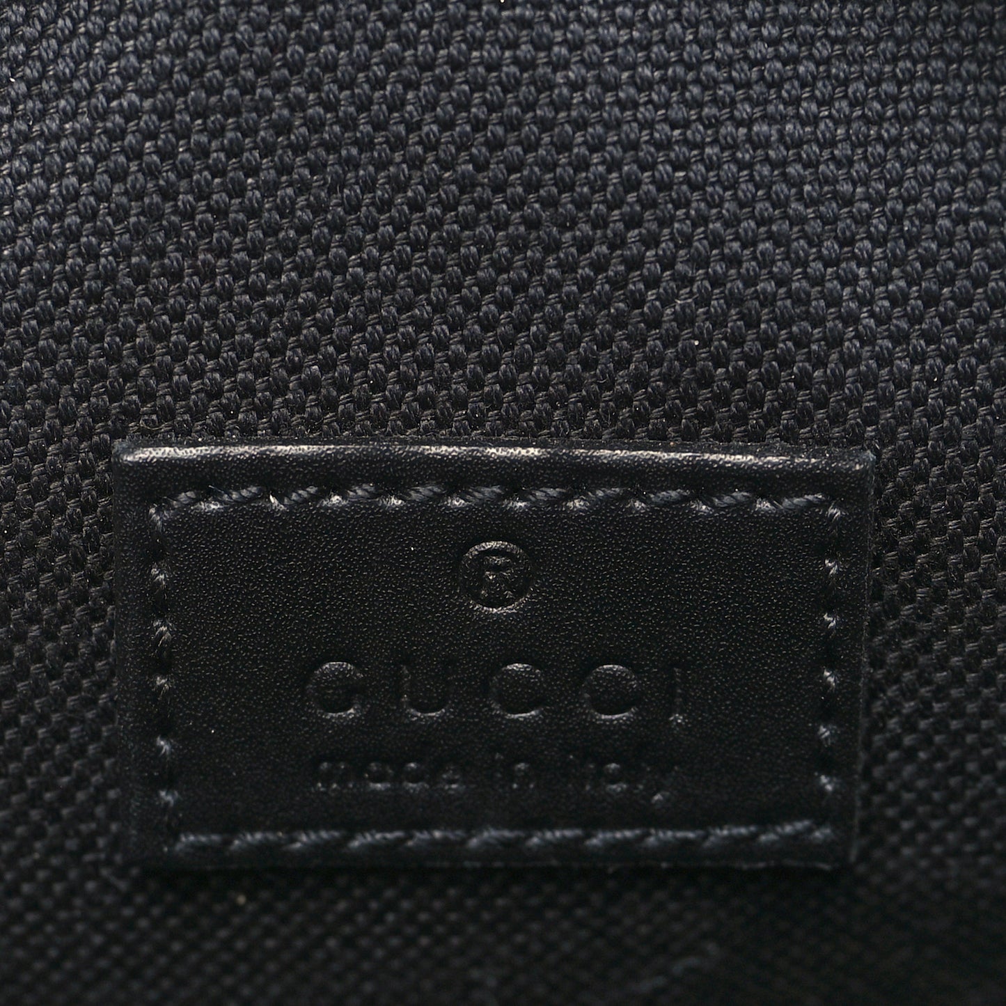 GG Supreme Monogram Appia Calfskin Web Small Camera Messenger Bag Black Grey