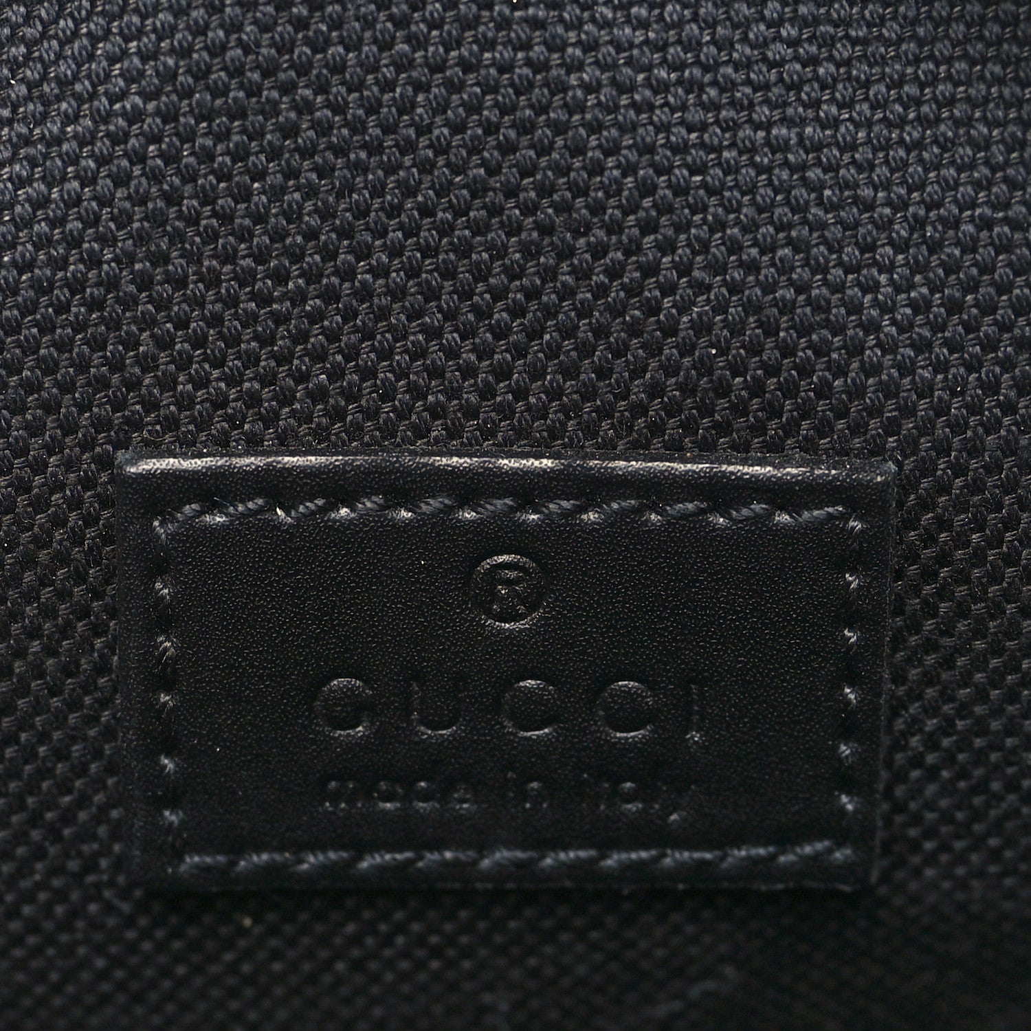 Gucci GG Supreme Monogram Appia Calfskin Web Small Camera Messenger Bag Black Grey 6 of 10