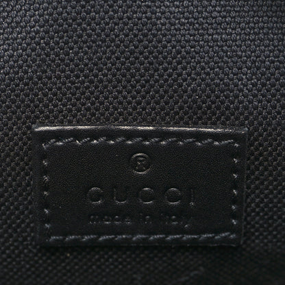 Gucci GG Supreme Monogram Appia Calfskin Web Small Camera Messenger Bag Black Grey 6 of 10