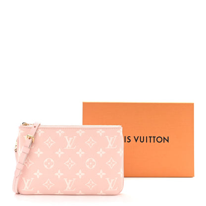 Louis Vuitton Empreinte Monogram Double Zip Pochette Rose 12 of 12