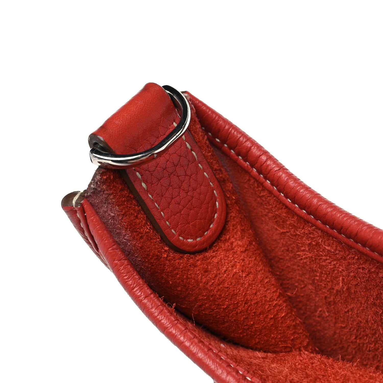 Hermes Taurillon Clemence Amazone Evelyne III GM Sanguine 12 of 13