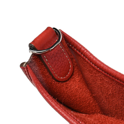 Hermes Taurillon Clemence Amazone Evelyne III GM Sanguine 12 of 13