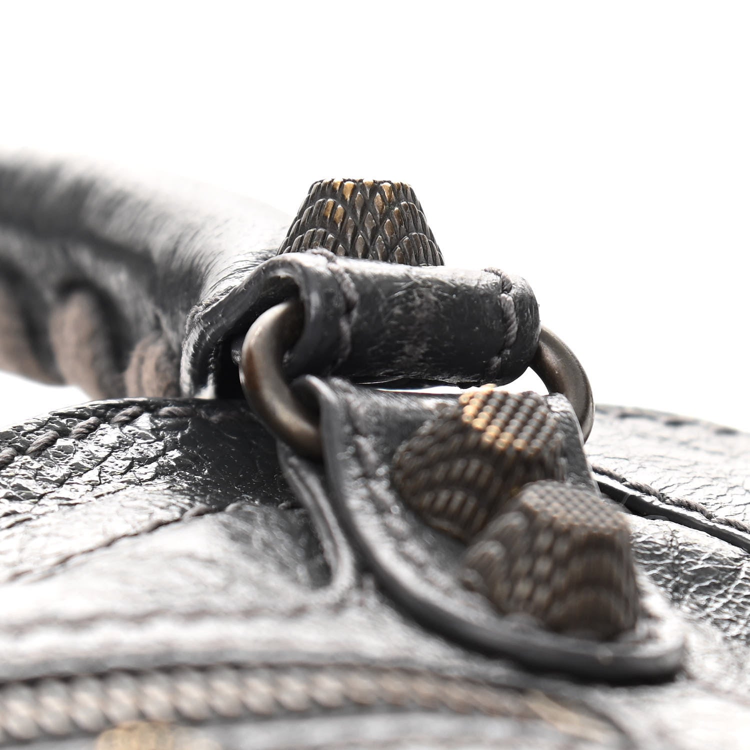 Balenciaga Agneau Giant 12 Gunmetal Hardware Mini City Gris Fossile 18 of 19