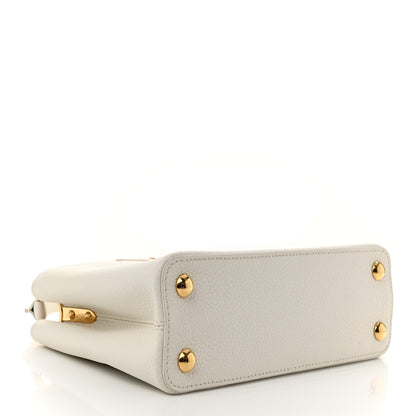 Louis Vuitton Taurillon Capucines BB Blanc Casse 4 of 9