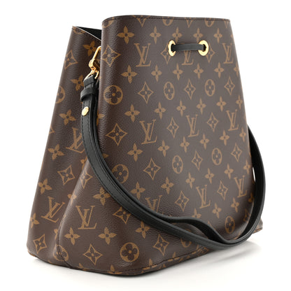 Louis Vuitton Monogram Neonoe MM Black 3 of 9